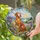 Vizsla Dog in Wildflower Meadow for Pet Memorial Keepsake Gift, Dog Lover Home Decor Stained Glass Suncatcher - 2