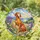 Vizsla Dog in Wildflower Meadow for Pet Memorial Keepsake Gift, Dog Lover Home Decor Stained Glass Suncatcher - 1