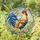 Rooster Stained Glass Art for Farmhouse Kitchen Decor and Mother's Day Gift Idea for Mom Stained Glass Suncatcher - 1