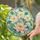 Leaded Glass Water Lily Flower Medallion, Romantic Patio Accent, Thoughtful Grandma Gift Stained Glass Suncatcher - 2