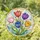 Five Tulips Floral Garden Keepsake for Housewarming and Mother's Day Home Decor Gift Stained Glass Suncatcher - 1