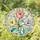 Three Tulips in a Sunlit Circle for Plant Lovers, Mother's Day and Grandma Gifts Stained Glass Suncatcher - 1