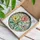 Three Tulips in a Sunlit Circle for Plant Lovers, Mother's Day and Grandma Gifts Stained Glass Suncatcher - 4