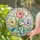 Three Tulips in a Sunlit Circle for Plant Lovers, Mother's Day and Grandma Gifts Stained Glass Suncatcher - 2