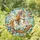 Rocking Horse Nursery Decor For Children's Rooms And Gentle Farmhouse Gift Giving Stained Glass Suncatcher - 1