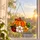 Pumpkin Flower Fall Harvest Decor for Autumn Home and Thanksgiving Gatherings Gift Custom Shape Window Hanging Acrylic Ornament - 5