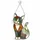 Regal Stained Glass Cat Suncatcher Gift for Cat Moms, Tabby Lovers, and Cat-Loving Friends Custom Shape Window Hanging Acrylic Ornament - 1