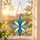 North Star Stained Glass Christmas Decor for Windows and Festive Holiday Gift Giving Custom Shape Window Hanging Acrylic Ornament - 5