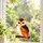 Stained Glass Owl Suncatcher For Woodland Home Decor And Bird Lover Gift Accent Piece Custom Shape Window Hanging Acrylic Ornament - 2