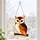 Stained Glass Owl Suncatcher For Woodland Home Decor And Bird Lover Gift Accent Piece Custom Shape Window Hanging Acrylic Ornament - 5