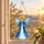 Praying Angel Memorial Gift for Faithful Home Decor and Remembrance Keepsake for Loved Ones Custom Shape Window Hanging Acrylic Ornament - 5