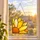Sunflower Stained Glass Corner Flower Decor for Garden Windows and Cottage Style Homes Custom Shape Window Hanging Acrylic Ornament - 6