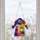 Colorful Patchwork Coat Christmas Keepsake For Holiday Tree Decor And Music Lovers Custom Shape Window Hanging Acrylic Ornament - 5