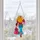 Blonde Cowgirl with Guitar Memorial Tribute for Country Music Fans and Western Decor Custom Shape Window Hanging Acrylic Ornament - 5