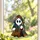 Grim Reaper Halloween Decor for Gothic Home, Haunted Parties, and Spooky Gift Ideas Custom Shape Window Hanging Acrylic Ornament - 2