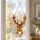 Stained Glass Buck Head for Rustic Cabin Decor, Lodge Style, and Woodland Gift Giving Custom Shape Window Hanging Acrylic Ornament - 4