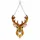 Stained Glass Buck Head for Rustic Cabin Decor, Lodge Style, and Woodland Gift Giving Custom Shape Window Hanging Acrylic Ornament - 1
