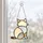 Rear View Cat Stained Glass Decor for Cat Lovers, Nature Window Accent Gift Idea Custom Shape Window Hanging Acrylic Ornament - 6