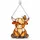 Highland Cow With Butterfly Home Decor Gift For Cottagecore Country Living Lovers Custom Shape Window Hanging Acrylic Ornament - 1