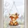 Highland Cow With Butterfly Home Decor Gift For Cottagecore Country Living Lovers Custom Shape Window Hanging Acrylic Ornament - 5