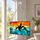 Orca Sunset Ocean Scene for Coastal Home Decor, Beach House Style, Marine Life Lovers Custom Shape Window Hanging Acrylic Ornament - 4