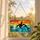 Orca Sunset Ocean Scene for Coastal Home Decor, Beach House Style, Marine Life Lovers Custom Shape Window Hanging Acrylic Ornament - 6