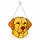 Labrador Retriever Dog Face Suncatcher For Pet Lovers, Warm Home Window Decoration Custom Shape Window Hanging Acrylic Ornament - 1
