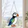 Puffin Coastal Bird Decor for Seaside Homes, Beach Rooms, and Ocean Lovers Gift Custom Shape Window Hanging Acrylic Ornament - 5