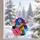 Colorful Patchwork Coat With Pink Guitar Christmas Keepsake For Music Lovers And Collectors Custom Shape Window Hanging Acrylic Ornament - 5