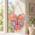 Pink Guitar Heart Christmas Keepsake for Country Music Lovers, Holiday Tree Decor Custom Shape Window Hanging Acrylic Ornament - 4