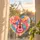 Pink Guitar Heart Christmas Keepsake for Country Music Lovers, Holiday Tree Decor Custom Shape Window Hanging Acrylic Ornament - 6