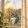 Gray Wolf Head Suncatcher For Nature Lovers, Rustic Cabin Decor And Woodland Gifts Custom Shape Window Hanging Acrylic Ornament - 4