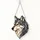 Gray Wolf Head Suncatcher For Nature Lovers, Rustic Cabin Decor And Woodland Gifts Custom Shape Window Hanging Acrylic Ornament - 1