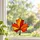 Maple Leaf Stained Glass Fall Decor For Autumn Window And Home Display Seasonal Gift Custom Shape Window Hanging Acrylic Ornament - 2