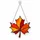 Maple Leaf Stained Glass Fall Decor For Autumn Window And Home Display Seasonal Gift Custom Shape Window Hanging Acrylic Ornament - 1