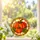 Pumpkin Harvest Stained Glass Fall Decor For Autumn Home And Seasonal Gift Giving Custom Shape Window Hanging Acrylic Ornament - 2