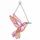 Pink Hummingbird Suncatcher for Garden Window Decor and Bird Lover Gift Nature Accent Custom Shape Window Hanging Acrylic Ornament - 1