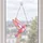 Pink Hummingbird Suncatcher for Garden Window Decor and Bird Lover Gift Nature Accent Custom Shape Window Hanging Acrylic Ornament - 5