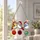 Bird Stained Glass Santa Hat Trio for Christmas Tree Holiday Window Holiday Decor Custom Shape Window Hanging Acrylic Ornament - 4