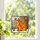 Ginger Cat And Butterfly Window Decor For Cozy Home Gift Cat Lover Garden Accent Sunny Custom Shape Window Hanging Acrylic Ornament - 2