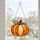 Pumpkin Autumn Harvest Decor for Thanksgiving and Halloween Window Home Styling Accent Custom Shape Window Hanging Acrylic Ornament - 5