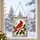 Stained Glass Cardinal Holly Scene for Winter Holiday Window Decor and Bird Lovers Custom Shape Window Hanging Acrylic Ornament - 6