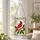 Stained Glass Cardinal Holly Scene for Winter Holiday Window Decor and Bird Lovers Custom Shape Window Hanging Acrylic Ornament - 4