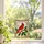 Stained Glass Cardinal Holly Scene for Winter Holiday Window Decor and Bird Lovers Custom Shape Window Hanging Acrylic Ornament - 2