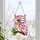 Pink Owl Stained Glass Suncatcher for Bird Lovers, Woodland Home Decor Gift Idea Custom Shape Window Hanging Acrylic Ornament - 5