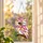 Pink Owl Stained Glass Suncatcher for Bird Lovers, Woodland Home Decor Gift Idea Custom Shape Window Hanging Acrylic Ornament - 6