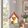 Stained Glass House Heart Home Accent for Housewarming and Welcoming Cottage Decor Custom Shape Window Hanging Acrylic Ornament - 4