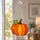 Orange Pumpkin Stained Glass Halloween Fall Decor for Seasonal Home and Garden Display Custom Shape Window Hanging Acrylic Ornament - 4