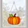 Orange Pumpkin Stained Glass Halloween Fall Decor for Seasonal Home and Garden Display Custom Shape Window Hanging Acrylic Ornament - 5