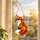 Stained Glass Fox Woodland Decor for Nature Lovers and Rustic Home Styling Gifts Custom Shape Window Hanging Acrylic Ornament - 5